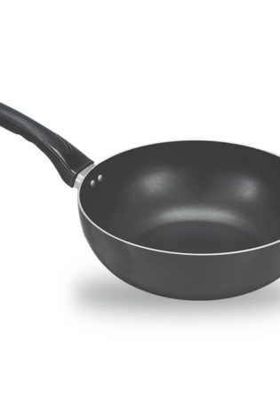 chef best quality non stick deep frying pan - majestic chef