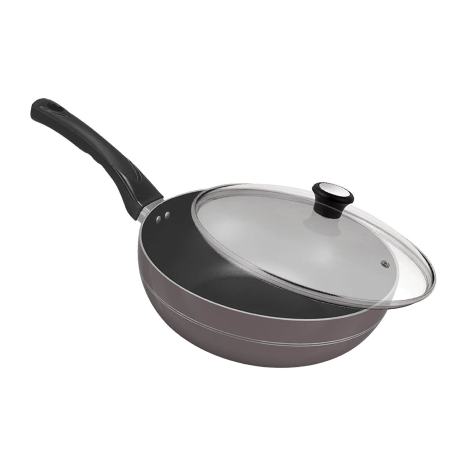 chef best non stick deep frying pan - majestic chef