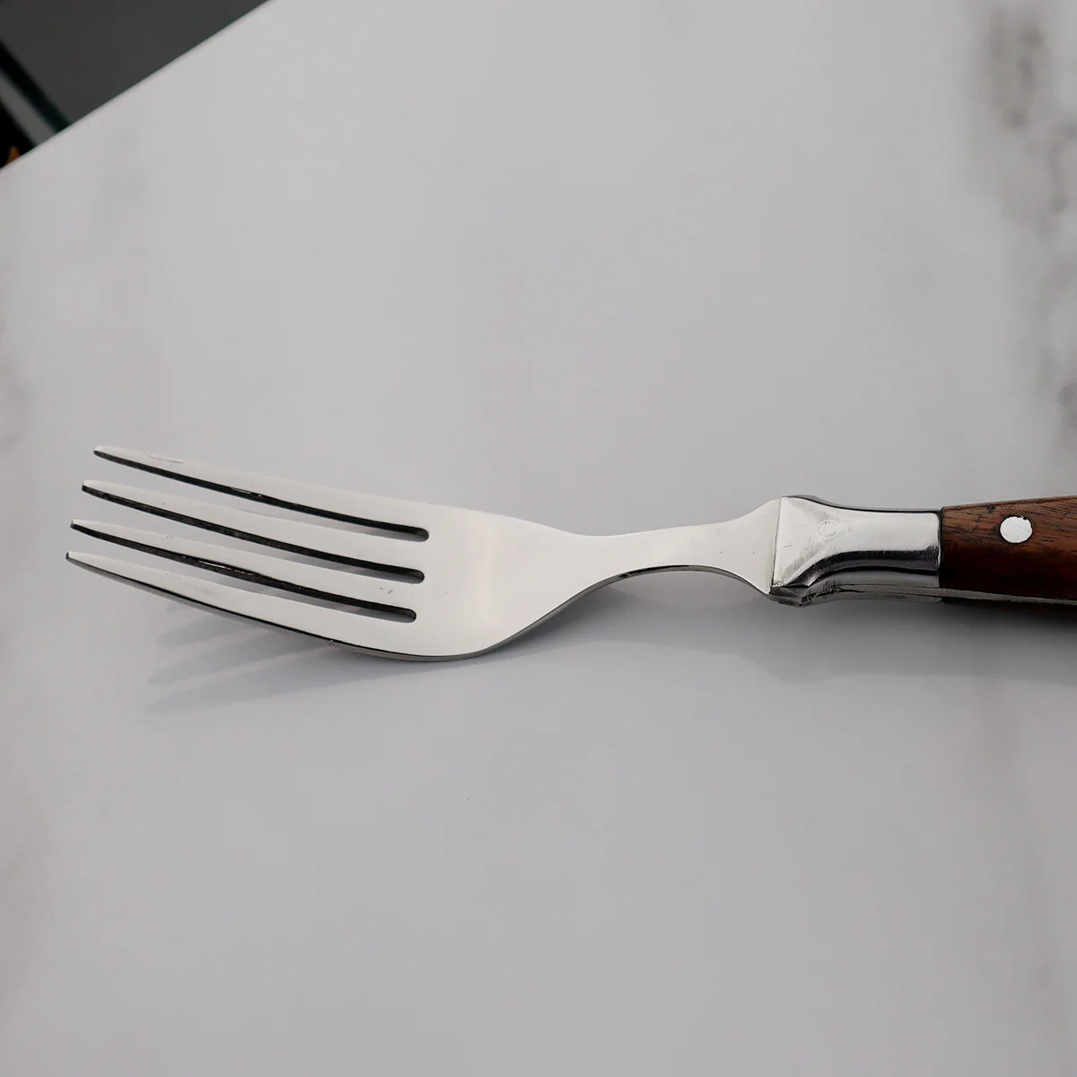 Chef Supreme Quality Steak Fork - Wooden Handle