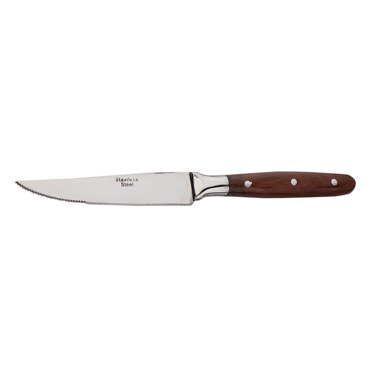 chef best quality stainless steel steak knife wooden handle