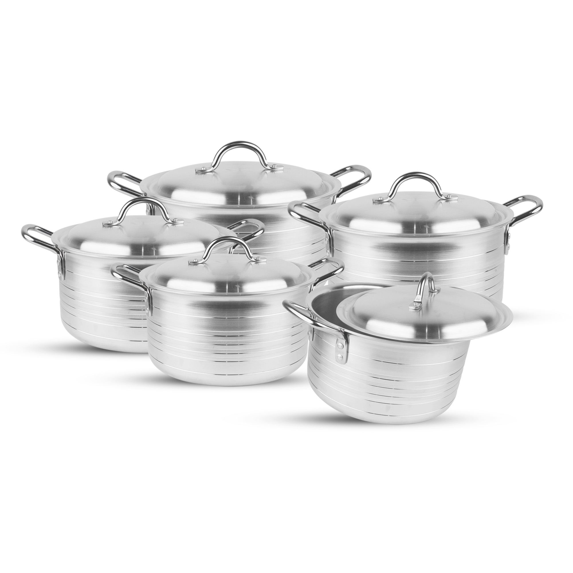 majestic chef best quality aluminum cookware cooking pots cooking pans heavy guage new look groovy set at best price in pakistan